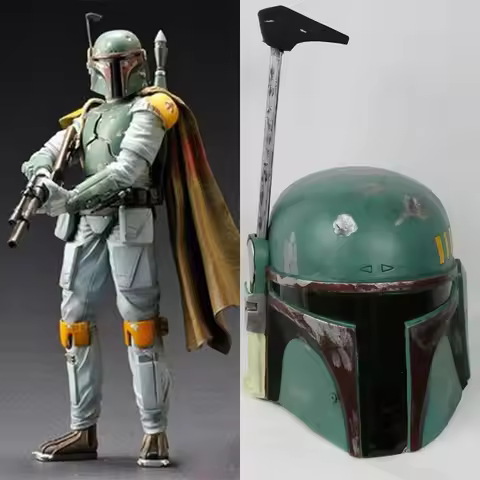 Star Wars Hobby Boba Fett Cartoon Latex Helmet Halloween Film and Television Mask Birthday Gift