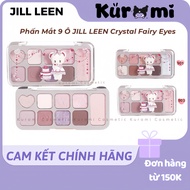 [JILL LEEN] Jill Leen Eyeshadow Palette 9 Colors Crystal Fairy Eyes Glitter Smooth Glitter kuromi co