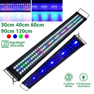 30 -120cm Aquarium LED Lighting with Bracket 4ft Marine Aqua Fish Tank Light Planted Tank LED