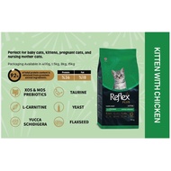 8KG  Reflex Plus Kitten Chicken Cat Food 8KG (ADA FREE GIFT)