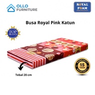 [ PENGIRIMAN AREA SOLORAYA ] Kasur Busa Royal Foam Kasur Busa Royal Pink Matras Kualitas Premium