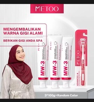 (DAPAT 3) TERLARIS PASTA GIGI METOO MW3 PEMBELIAN 3 GRATIS SIKAT GIGI