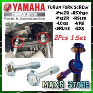 FORK SCREW SKRU SPECIAL TURUN FORK Y16ZR / Y15ZR / LC135 / RSX150 / RS150 / SRL 115 / SYM VF3i (2 PC