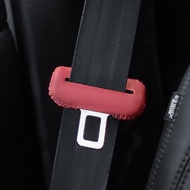 New KIA Car Seat Belt Insert Protector Cover Leather Safety Buckle Anti Scratch Wear Decoration For 