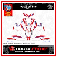 STICKER DECAL MOTOR SOUL GT 115 STICKER STRIPING SOUL GT DECAL STICKER FULL BODY SOUL GT 115