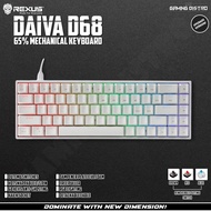 Rexus Daiva RX D-68 RGB White Case - 65% Mini Mechanical Keyboard