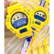 g SELLING* G SHOCK BAPE RED DW6900 Jam Tangan CRAZY COLOR DIGITAL SPORTS WATCHES BAPE RED