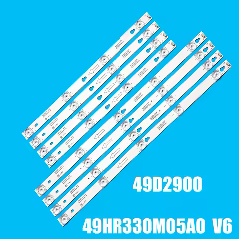 8kit LED Backlight strip TOT_49_D2900 U49P6066 for 49L2600 L49S4900 49U7800 49P2US 49L2900 49D2900 4