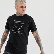 Ea7 high version of the new T-shirt summer men's 100% cotton breathable ax letter printed short-slee