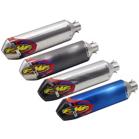 Inlet 51mm Motorcycle Exhaust Pipe Muffler FMF Escape Moto Universal for KTM ATV CRF150F WR450 LD450