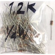 Resistor (Resistor) 1.2K 1/4 W (Value 1.2 Kohm 1/4 Watt) *Set Of 10