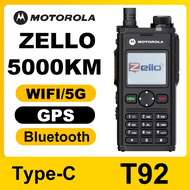 Motorola T92 Global PTT Zello Radio Long Range GPS WIFI POC Radio Amateur Android Bluetooth Walkie T