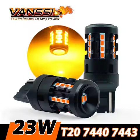 T20 7440 7443 LED Turn Signal Light Bulbs Amber Yellow 7441 7444NA 7442NAK Super Bright WY21W WY21/5