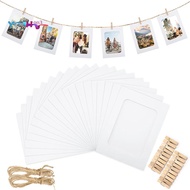 50Pcs Paper Picture Frames for 4x6Inch Paper Photo Frames,Kit DIY Cardboard Photo Hanging Display fo
