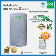 ส่งฟรี ถังเก็บน้ำ DOS NATURA KV ถังน้ำตั้งบนดิน ขนาด 700 ลิตร สีเทา