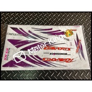 Stripe Sticker Cover Set Suzuki RG110 RG SPORT OEM ( PURPLE )
