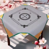 2024 New Style Mute Super Thick Tablecloth Hand Rubbed Mahjong Cloth with Pocket Table Mat Tablecloth Tablecloth Checkerboard Mat ccddk.my