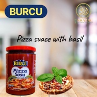 Burcu Pizza Sauce with Basil / 580g / Ready Pizza Sauce / High Quality / Pizza Sos / Cooking/Sauce