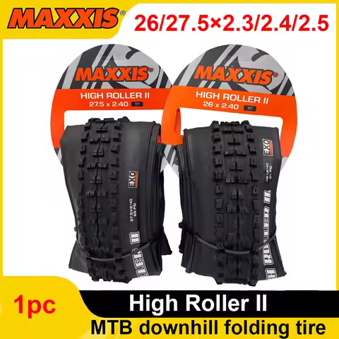 1pc Maxxis High Roller II 26/27.5×2.3/2.4/2.5 29x2.30 26 27.5 29 inch AM/FR/DH Downhill Folding tire