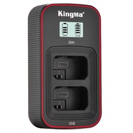 [Kingma] Dual Slot Super Fast USB Type-C Charger with LCD Display for Sony FW50 Batteries - FW50 / F