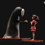 Spirited Away Xiaoqian Faceless Man GK Statue Figure Desktop Decoration Doll Toy