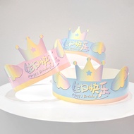 Birthday hat angel birthday cake hat cartoon birthday hat for adults children disposable birthday pa