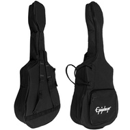 Epiphone กระเป๋ากีตาร์โปร่ง สำหรับกีตาร์ขนาด 39-41 นิ้ว บุฟองน้ำอย่างหนา 20 มิล ระบบซิบคู่ มีช่องเก็