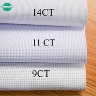 9ct/11ct Cross Embroidery Fabric - Medium Grid Polyester Mixed Cotton