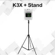 PORTABLE K3X THERMOMETER WITH STAND TEMPERATURE CHECK FOREHEAD FEVER COVID