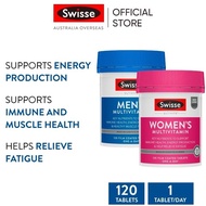 Swisse Ultivite Men's Multivitamin 120 Tablets + Swisse Ultivite Women's Multivitamin 120 Tablets
