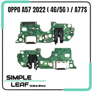 Flexible Charger Connector / Flexible Con Mic Charging Board Oppo A57 2022 4G 5G - A77S