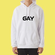 GAY PRIDE 彩虹 同志 帽T 衣服 長袖 白色 黑色 厚磅 台灣印製