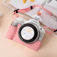 Canon R50 Camera Bag Protective Case Micro Single R50 Base Leather Case Camera Case Half Set Accesso