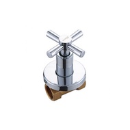 Premium Cross Handle Quarter Turn Stopcock Stop Cock Shower Valve | Concealed Stopcock (1/2" & 3/4")