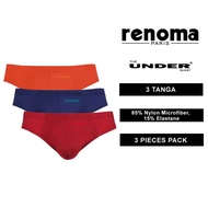RENOMA 3pcs Men Tanga Nylon Microfiber Elastane Underwear (RET8313)