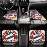 FC Bayern Munich Car Floor Mats Set of 4, Non-Slip Car Accessories Front & Rear Blankets Universal