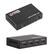 HD 1080P 1X4 Port Box Hub HDMI Splitter 1 In 4 Out HDMI Splitter