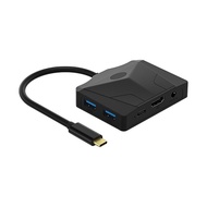 TYPE C Turn PD+HDMI+USB3.0+USB2.0*2+Audio+SD/TF Docking station 8Combination1 HUB