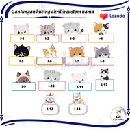 kalung kucing nama custom / kalung kucing custom nama akrilik / liontin custom nama akrilik