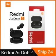 Original Xiaomi Redmi Airdots 2 TWS Wireless Earphone Bluetooth 5.0 AI Control Gaming Headset With Mic Noise Reduction Headphone