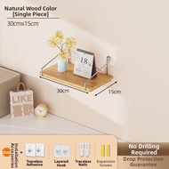 Floating Wooden Wall Shelf