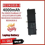 100% New Replacement Laptop Battery B21N1818-3 7.7V 32Wh 4000mAh For ASUS VivoBook 17 X712 X712FA X7