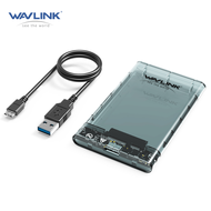 Wavlink 2.5" USB3.0 to SATA III External Hard Drive Enclosure Optimized for 7mm/9.5mm 2.5 Inch HDD/SSD Tool-Free Support Max 4TB with UASP Compatible with WD Seagate Samsung PS4 Xbox