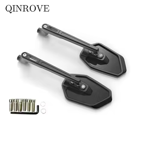 Aluminum alloy Carbon Fiber Motorcycle Side Mirror 8/10mm Universal Side Mirror For BMW F900XR R9T S