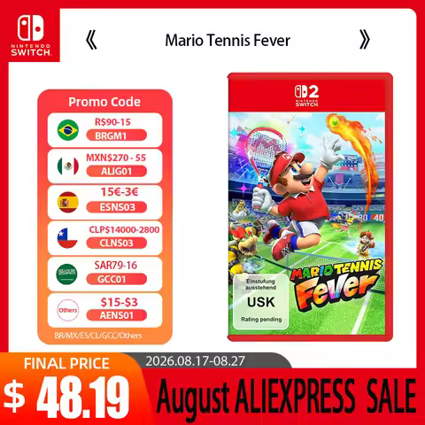Nintendo Switch 2 Game Deals - Mario Tennis Fever‌ - 100% Original Physical Nintendo Game Card NS2