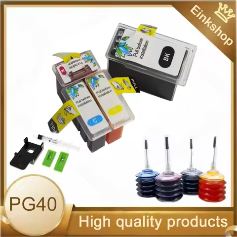 PG40 CL41 Refillable Cartridge Pixma MP160 MP140 MX300 IP1800 IP1200 Smart Cartridge with Clip Tool 