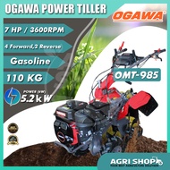 Agrishop OGAWA Power Tiller [OMT-985] CULTIVATOR WITH PETROL ENGINE MESIN GEMBUR TANAH TAYAR BESAR