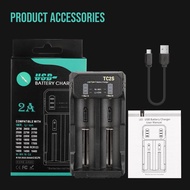 Trustfire TC2S A/AA/AAA/AAAA/SC/C/F6 2-slot Small Convenient Battery Charger for 1.2V Hi-MH& 3.6V/3.