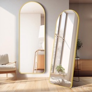 59"x16" Arched Full Length Mirror Full Body Floor Mirror with Stand for Bedroom Cloakroom