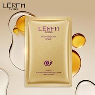 【LERFM蝸牛精華面膜】紅參蝸牛補水保濕面膜10片/25g